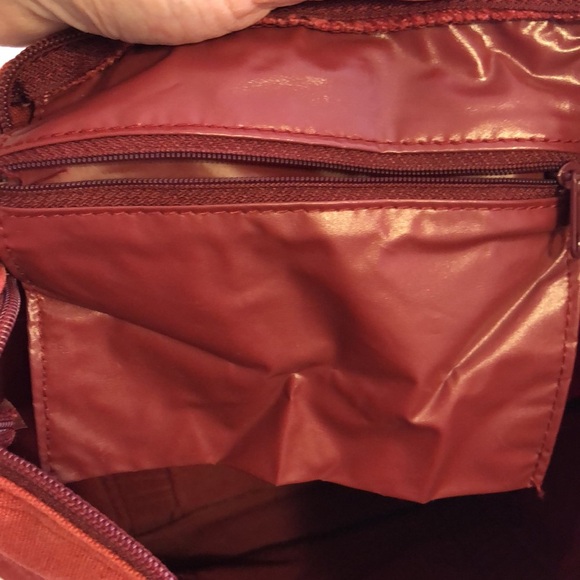 Vintage Highlights for Children red fabric tote bag with double handle - Picture 7 of 7